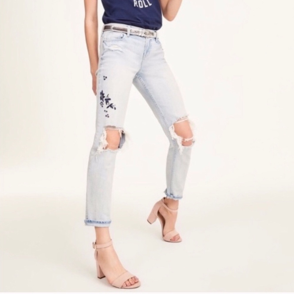 Old Navy jeans boyfriend straight droit size 0